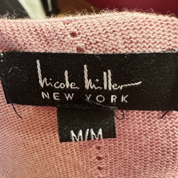 Beautiful light pink long cardigan woman size M Karen Millen - Picture 10 of 10